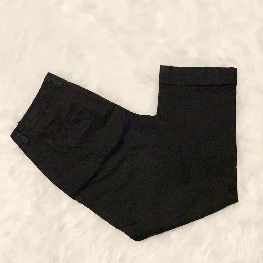 J. CREW BLACK LOW FIT CAPRI PANTS SIZE 4